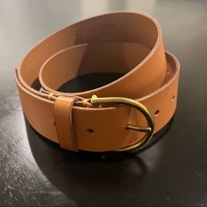 Tan Leather Belt NWOT